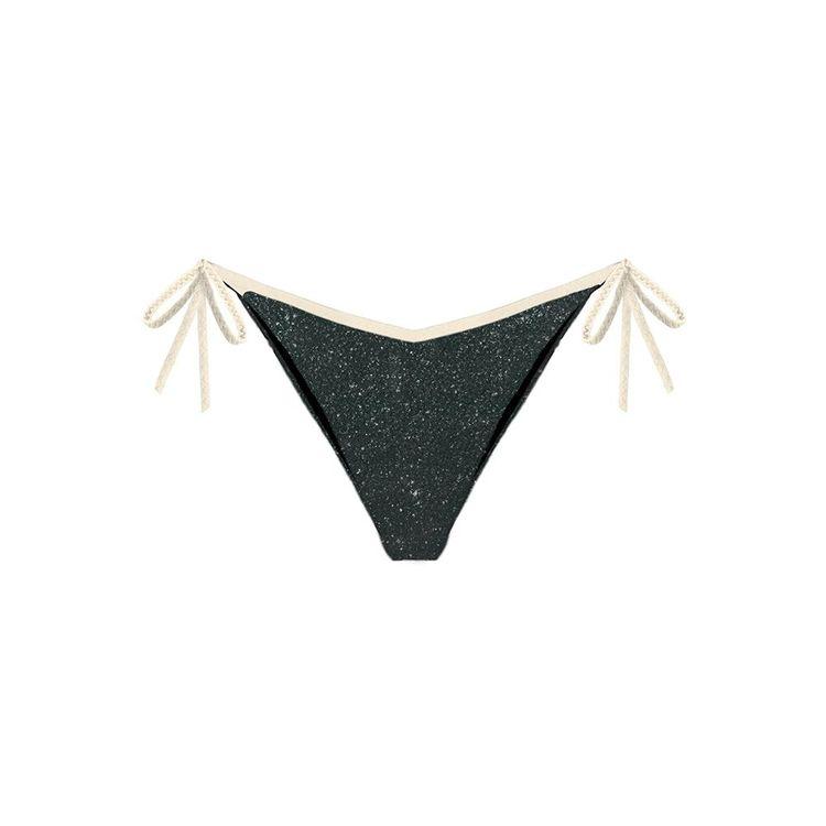MC2 SAINT BARTH crni sjajni bikini