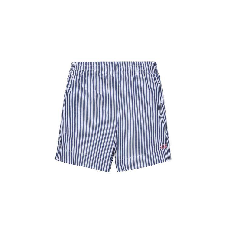 MC2 SAINT BARTH teget prugasti ženski šorts