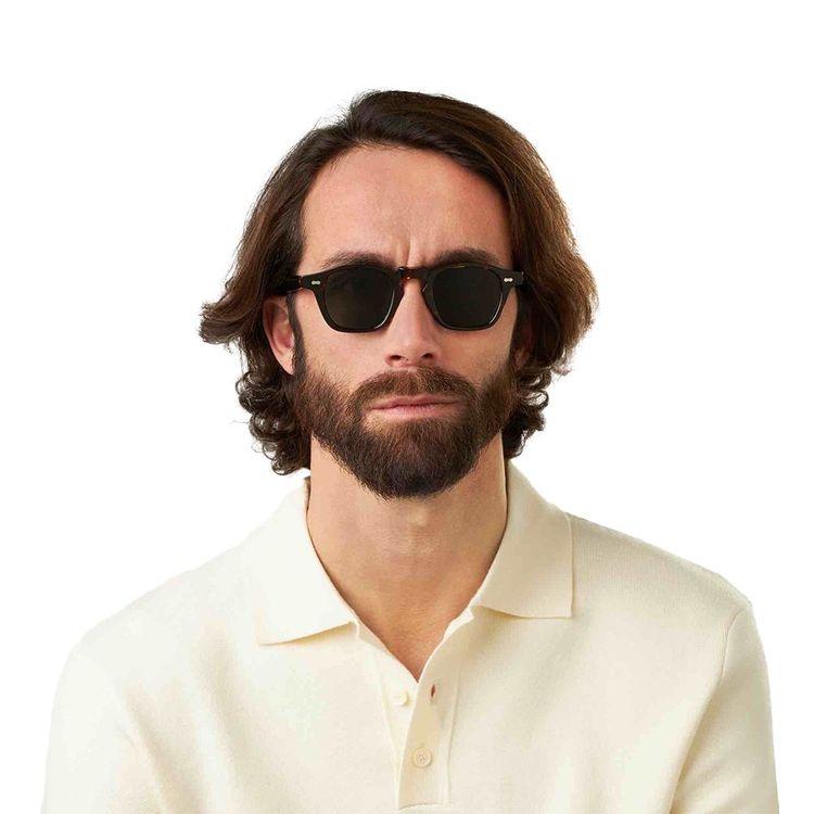 TBD Cord tamno braon havana naočare sa zelenim staklom