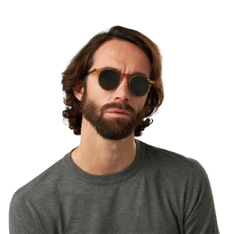 TBD Lapel naočare Champagne - zeleno staklo