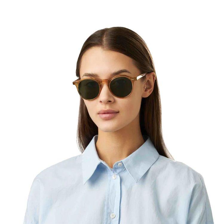 TBD Lapel naočare Champagne - zeleno staklo