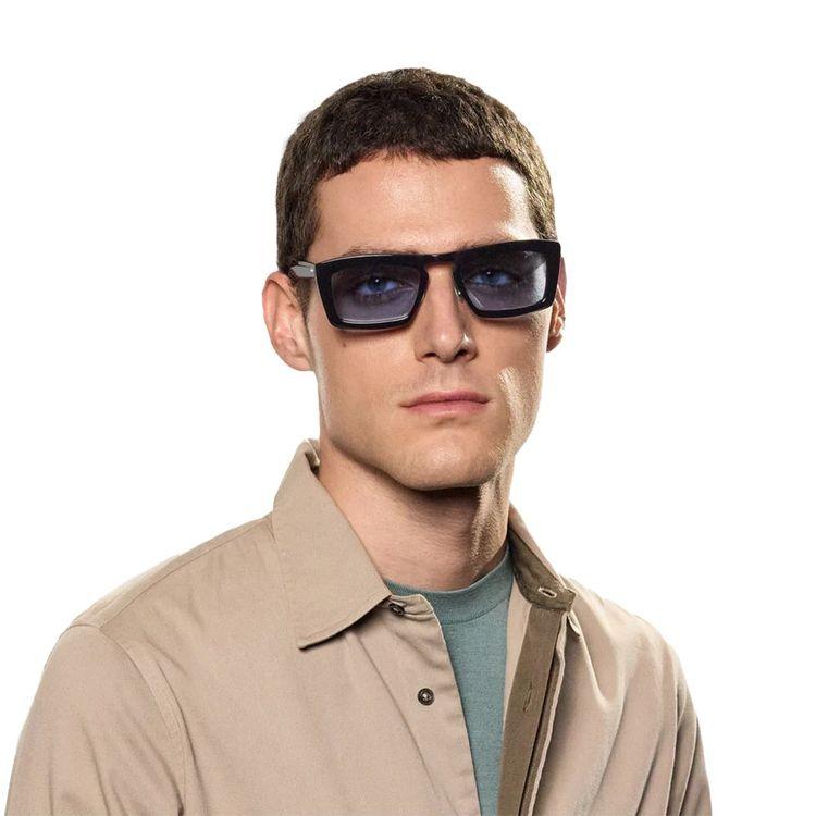 TBD Leaf naočare Eco Black - plavo staklo