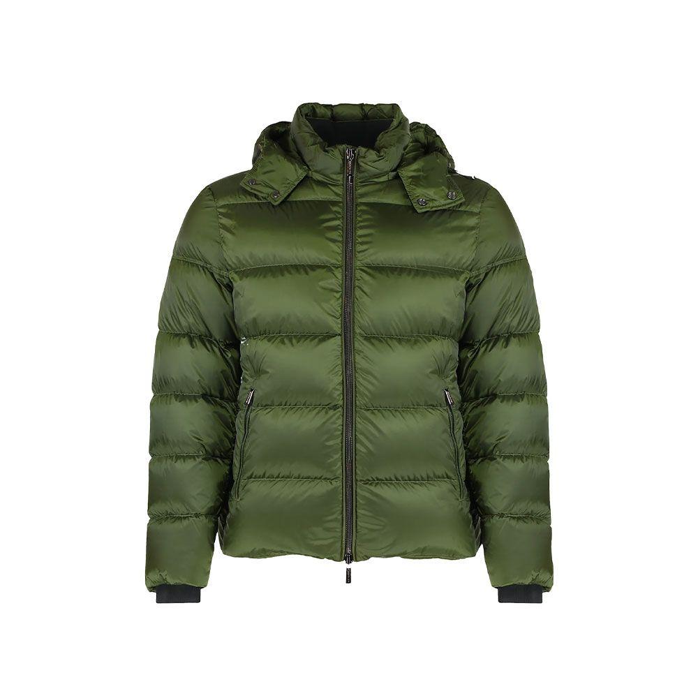 MOORER BRETT-HOODED zelena muška štepana jakna