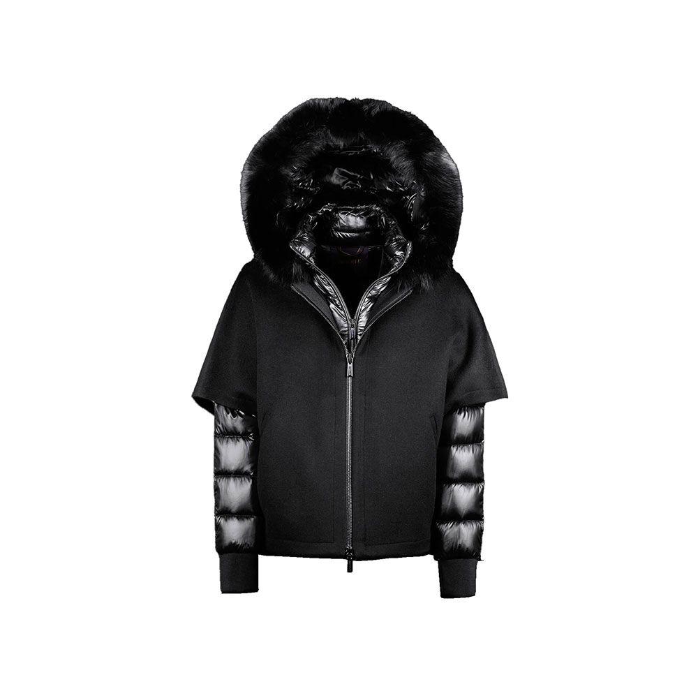 MOORER PEGASO-CWR crna ženska štepana jakna