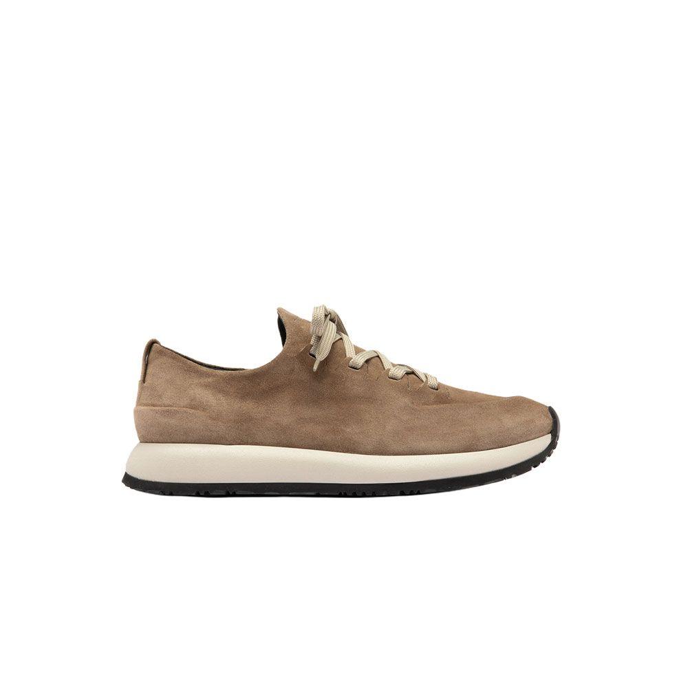 OFFICINE CREATIVE tamno bež muške patike od antilopa