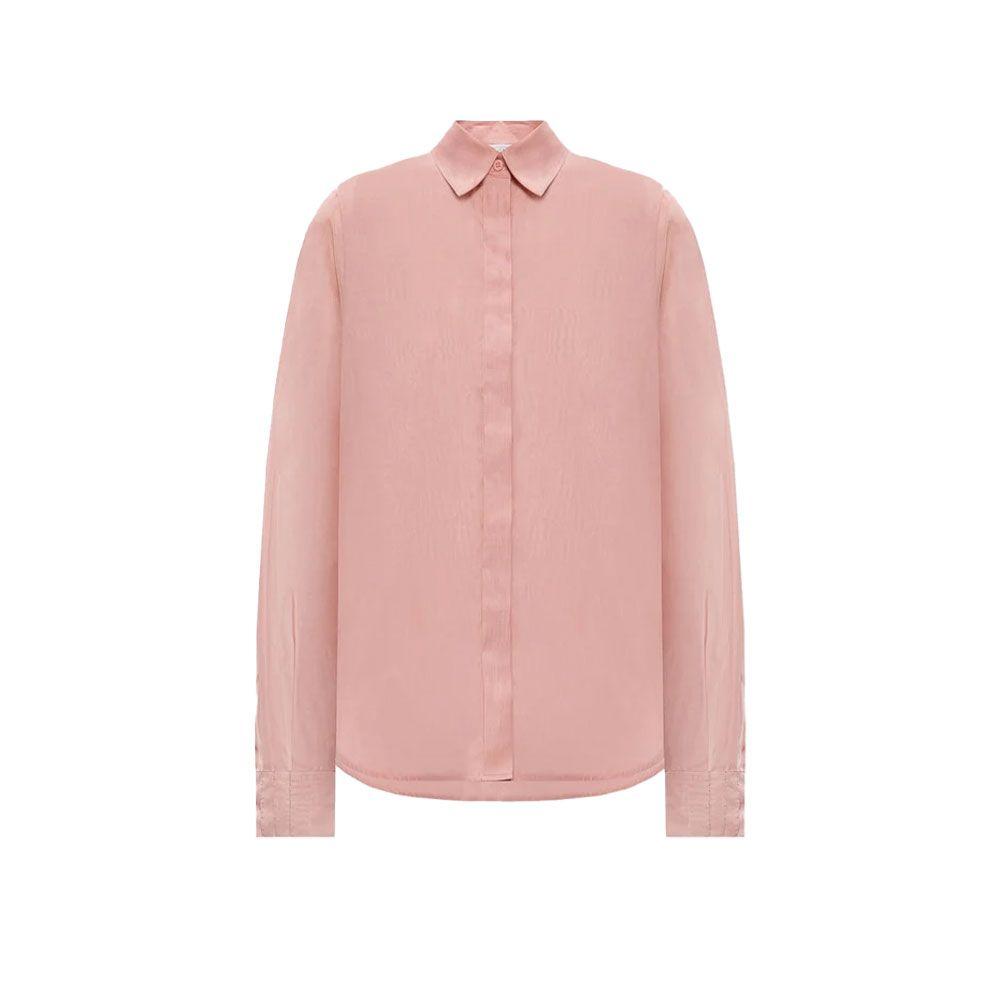 PESERICO roza ženska svilena košulja