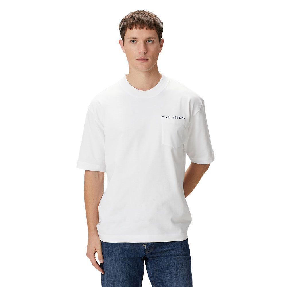 PAL ZILERI bijela muška majica sa natpisom