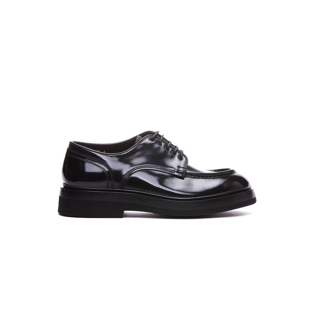 SANTONI crne muške cipele visoki sjaj