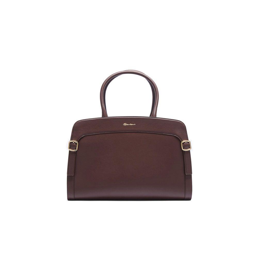 SANTONI braon mala ženska tašna