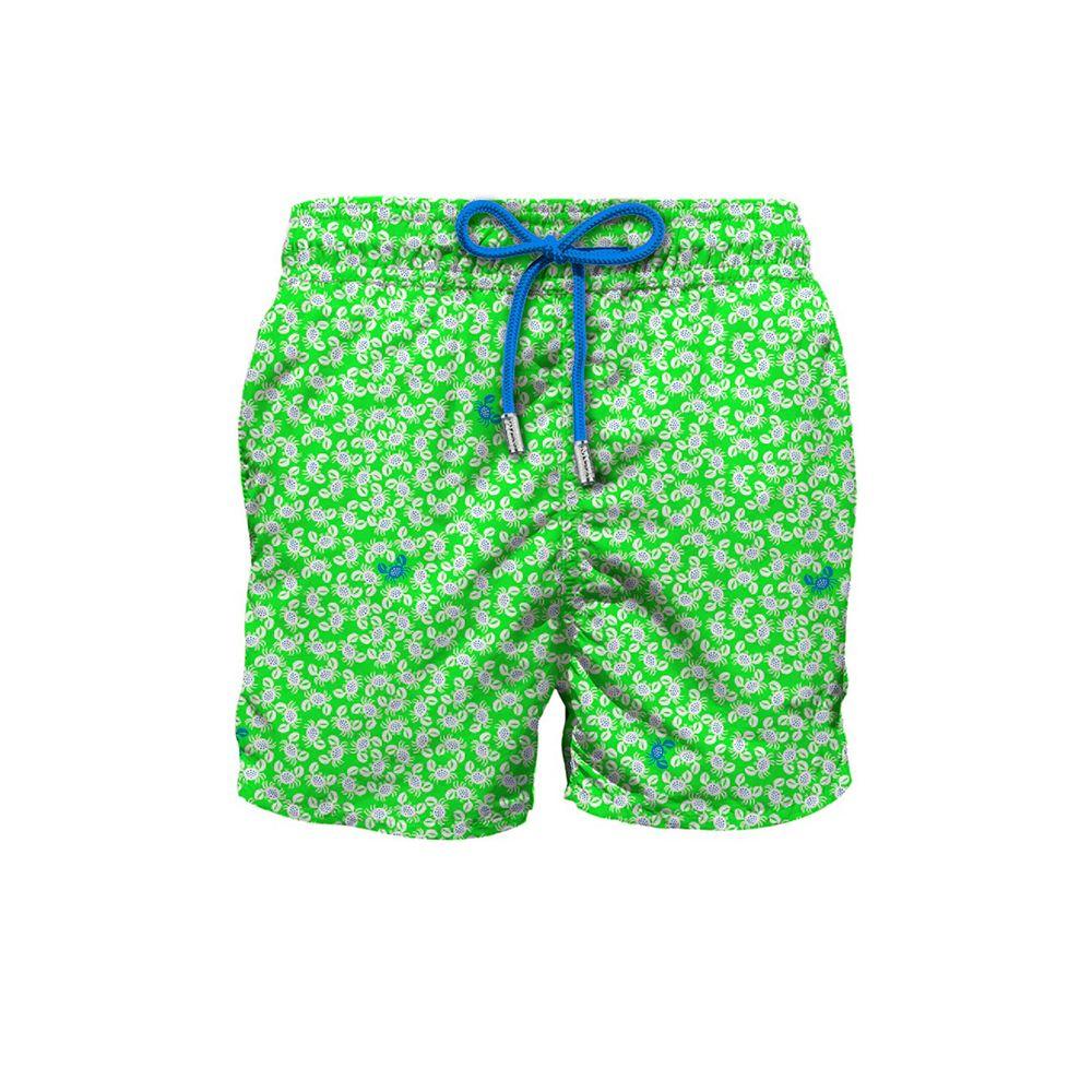 MC2 SAINT BARTH fluo-zeleni dječiji šorts