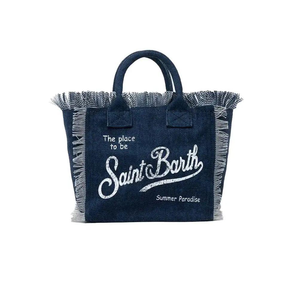 MC2 SAINT BARTH Vanity tamni denim ženska torba