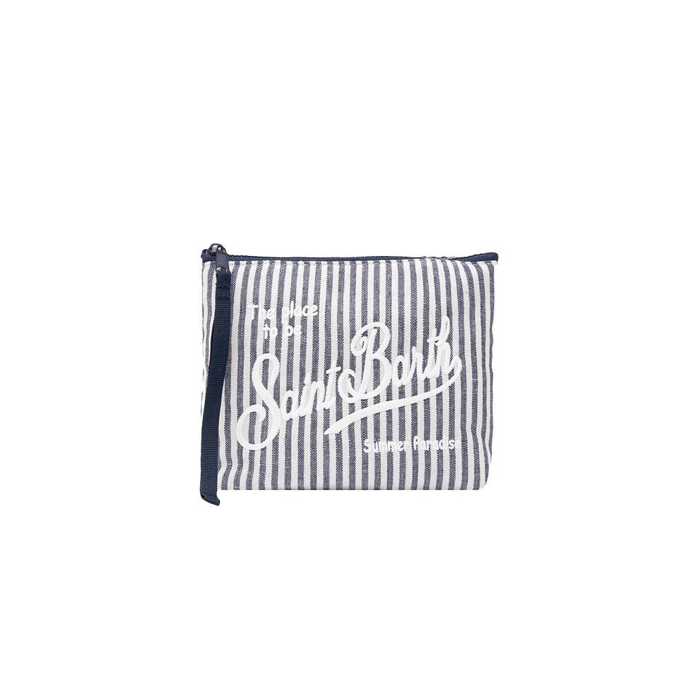 MC2 SAINT BARTH Aline Soft denim-bijeli neseser
