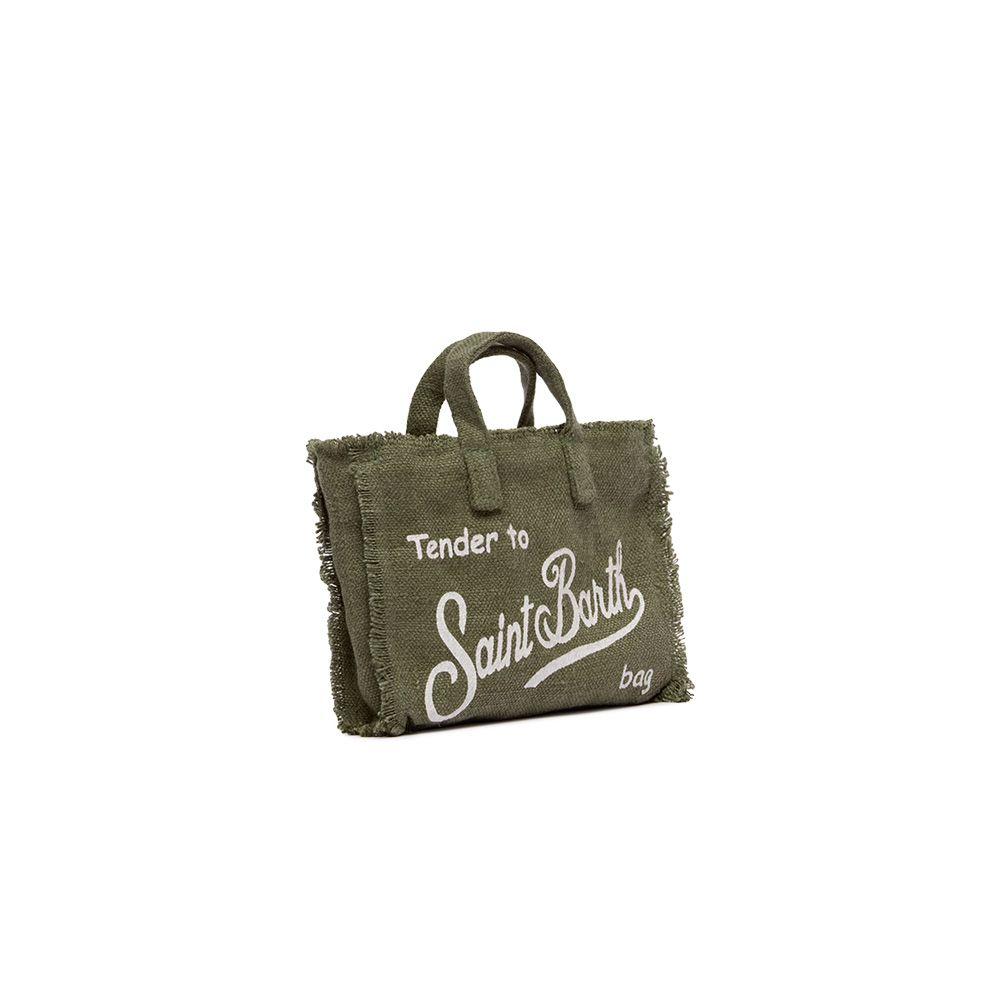 MC2 SAINT BARTH Phone Bag maslinasta lanena ženska torba