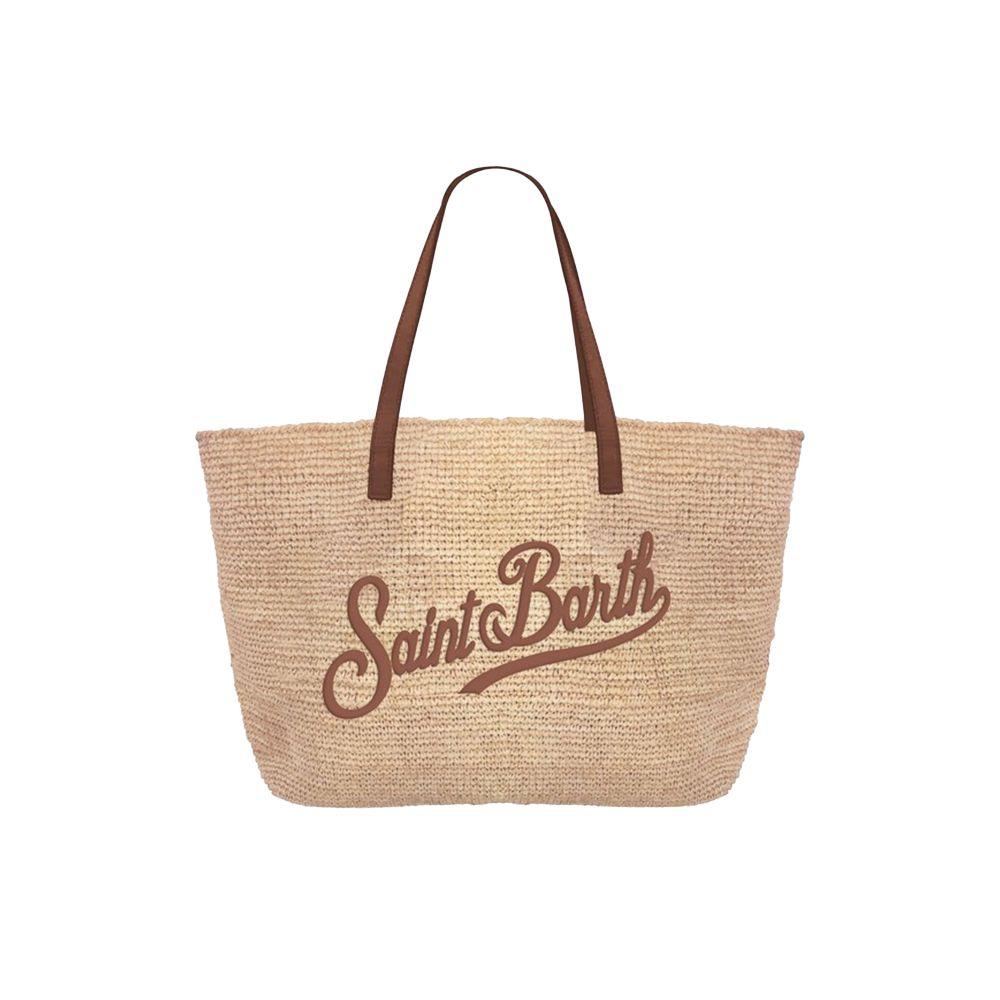 MC2 SAINT BARTH Raffia City bež ženska torba
