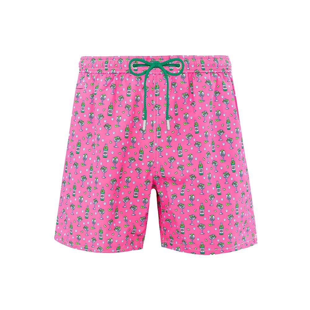 MC2 SAINT BARTH fluo-rozi muški šorts