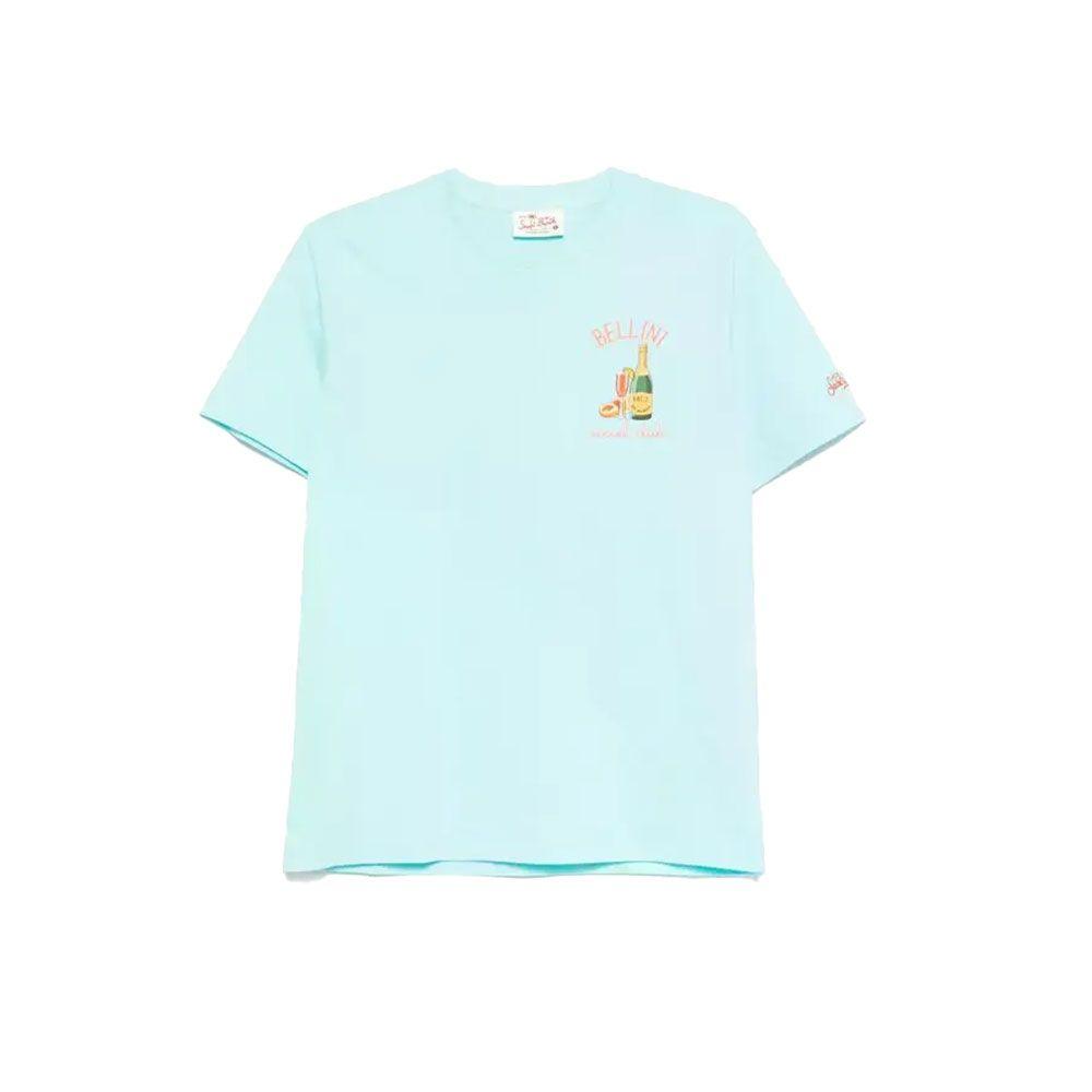 MC2 SAINT BARTH mint muška majica sa "Bellini-social Club" vezom
