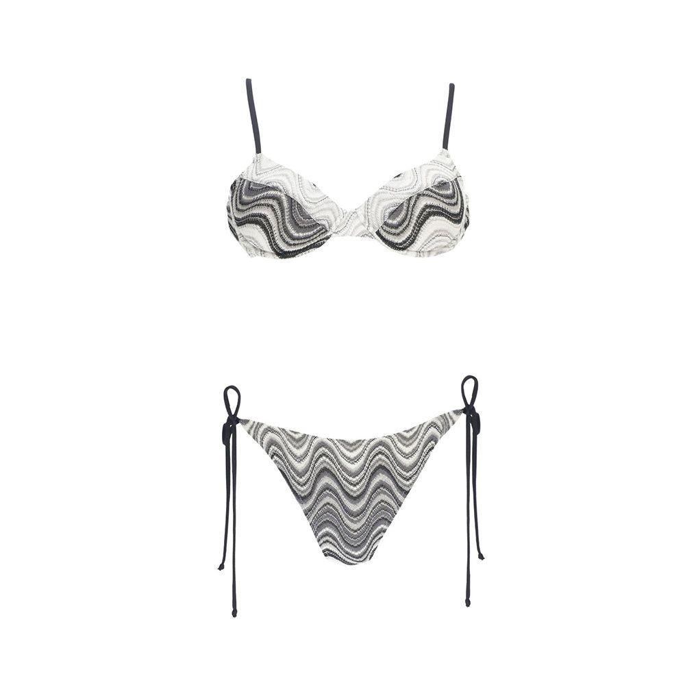 MC2 SAINT BARTH Sea Wave sivi bikini