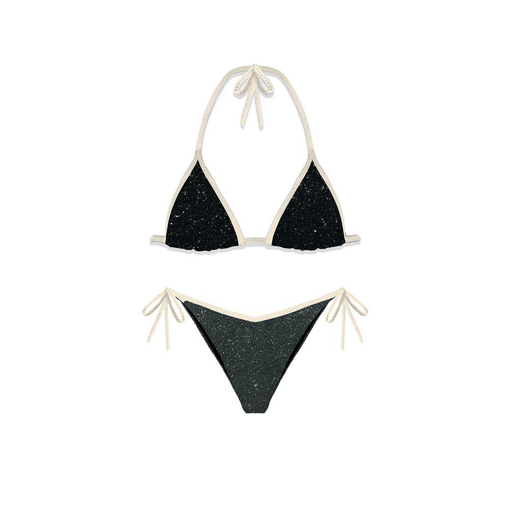 MC2 SAINT BARTH crni sjajni bikini